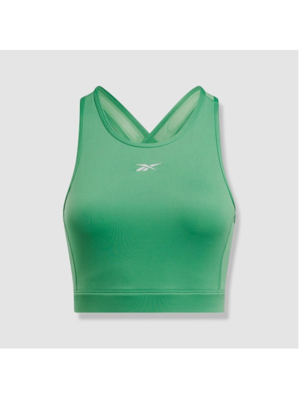 Reebok Identity Size XS Train Vector Bralette / Sports Bra in Green NWT